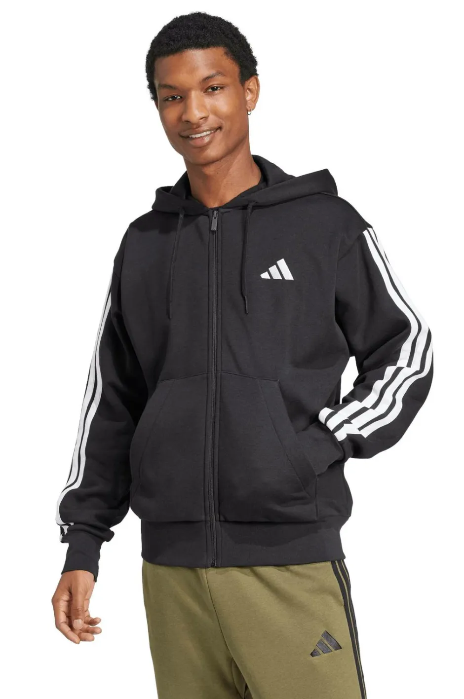 adidas Sport Performance Hættetrøje M 3S FL FZ HD^ Sweatshirts & Hoodies|Træningstøj