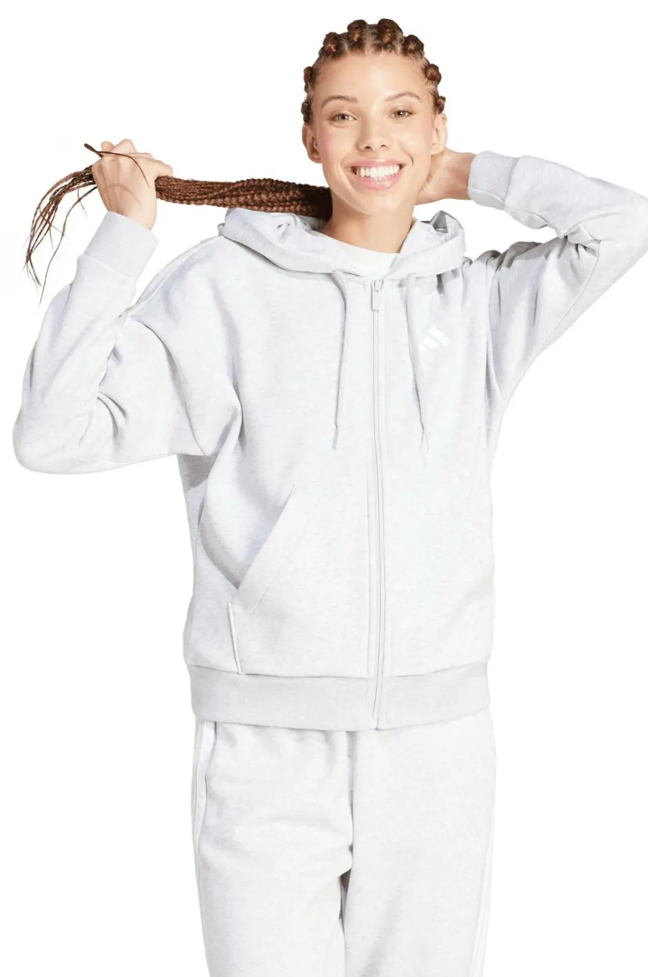 Discount Hættetrøje W 3S FL FZ HD Dame Sweatshirts & Hoodies
