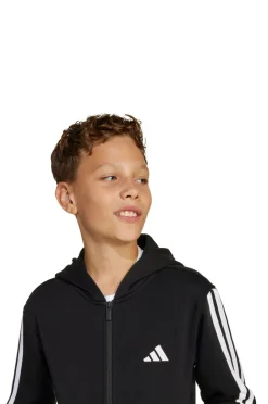 adidas Sport Performance Hættetrøje J 3S FL FZ HD^Børn Sweatshirts & Hoodies