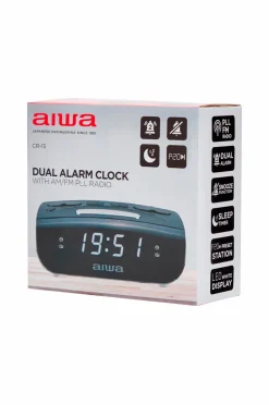 Discount Clockradio med dobbelt alarm Tv, Lyd & Det Smarte Hjem