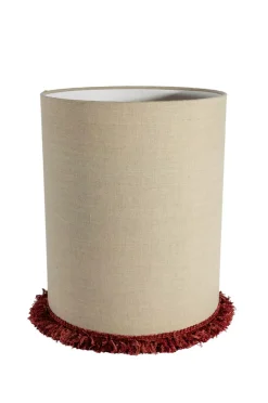 Alde & Lind Cylinder D33 Lin frans^ Lampeskærme