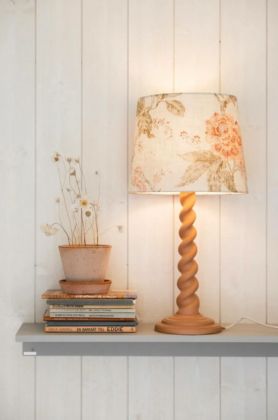 Alde & Lind Lampeskærm Alice D27 oval Flower^ Lampeskærme