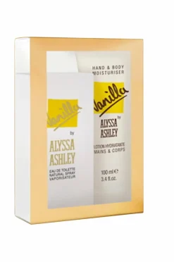 Alyssa Ashley Giftbox Vanilla Edt 25 Ml+ Hand & Body Lotion 100 Ml^ Kropspleje|Dufte