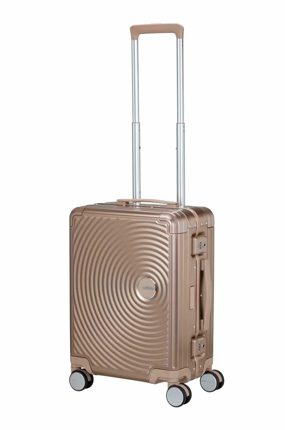 American Tourister Kabinekuffert Soundbox Aluminium 55 Bronze^Dame Kufferter|Kufferter