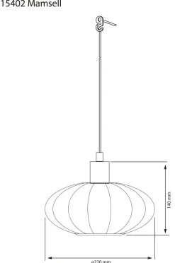 Aneta Lighting Vindueslampe Mamsell^ Pendler