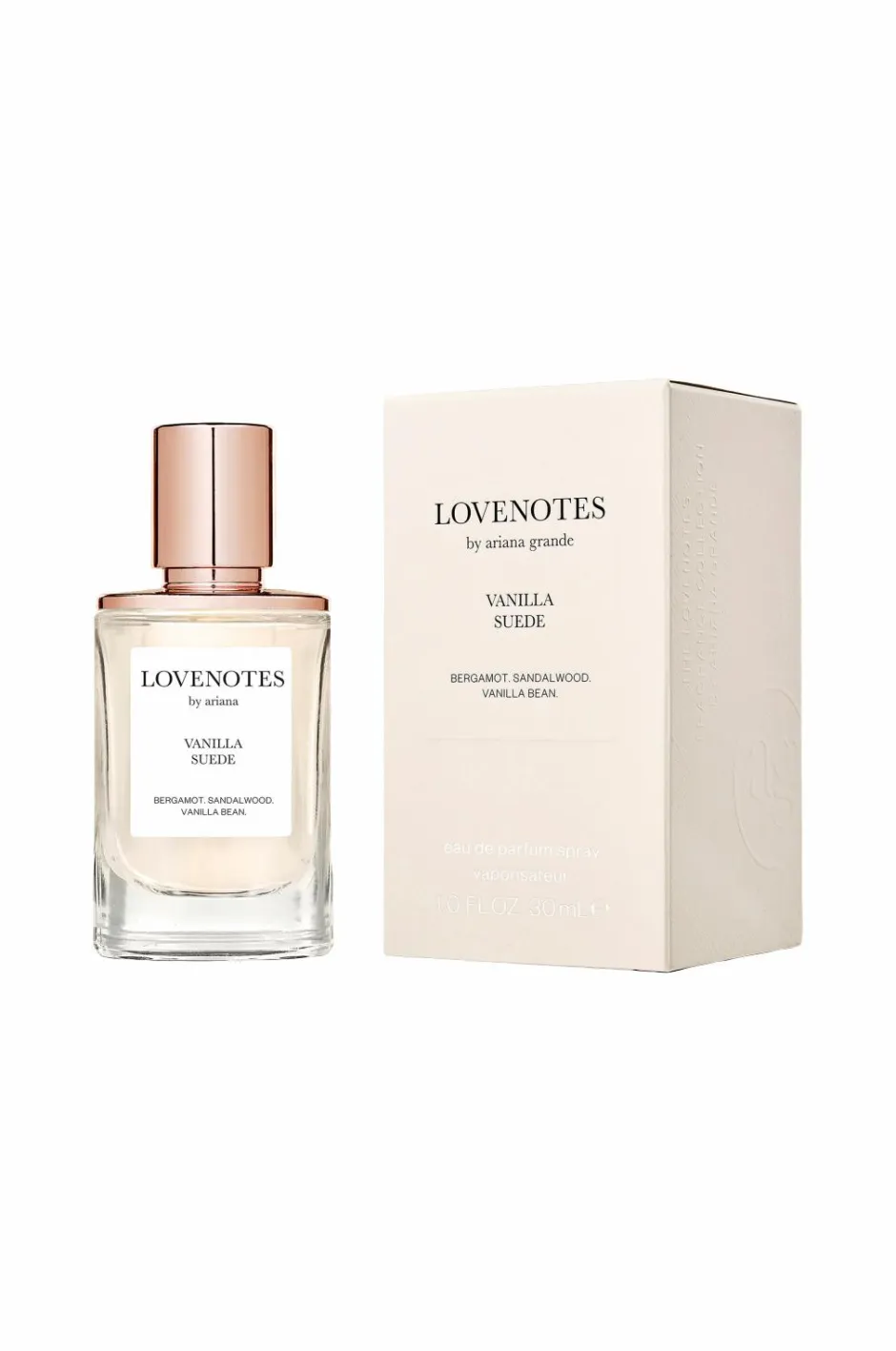 Online Lovenotes By Ariana Vanilla Suede Edp 125 Ml Parfume