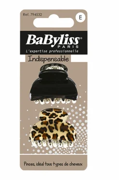 BaByliss Hårklemme mønstret 2 stk^Dame Håraccessories|Håraccessories