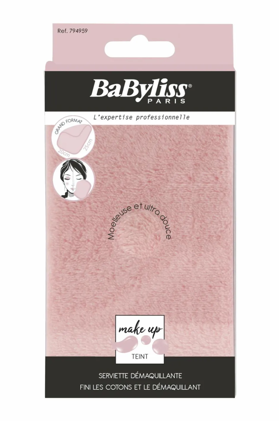 BaByliss Makeup Remover vaskeklud Large^ Ansigtspleje