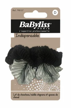 BaByliss Scrunchie Plisseret 2 stk^Dame Håraccessories|Håraccessories