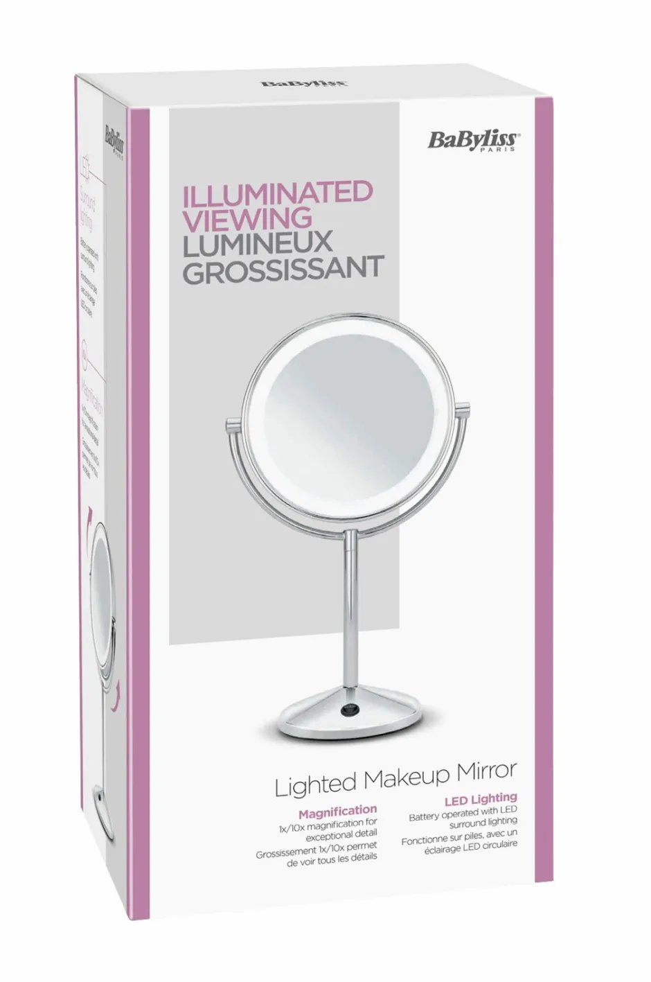 BaByliss Sminkespejl Lighted Makeup Mirror^ Makeup-Tilbehør