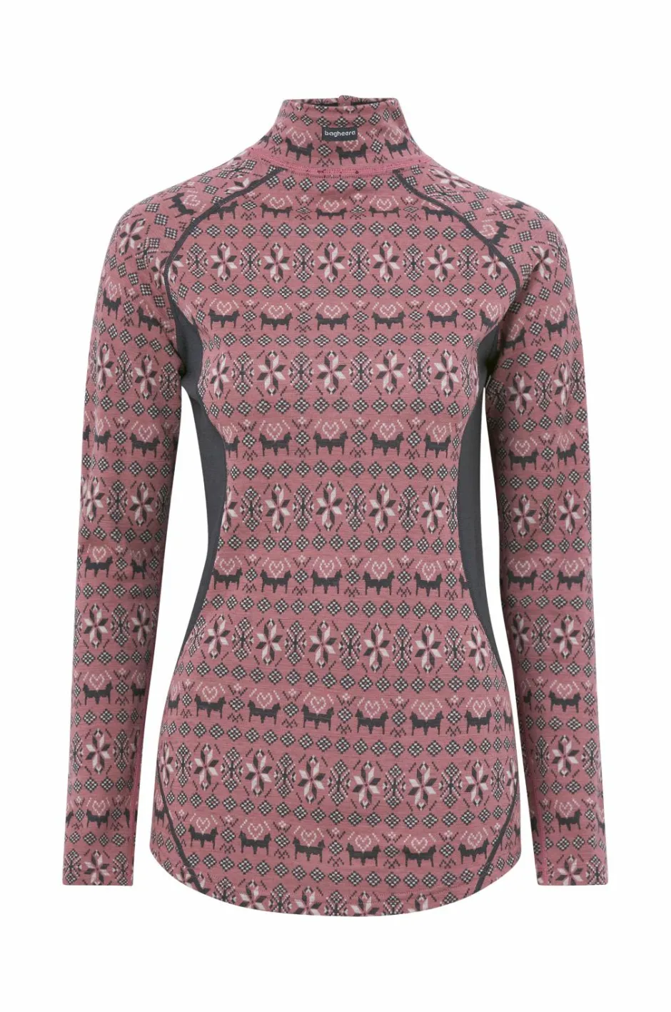 New Langærmet undertrøje Merino Dalecarlian Top Polo III W Dame Skiundertøj|Skiundertøj