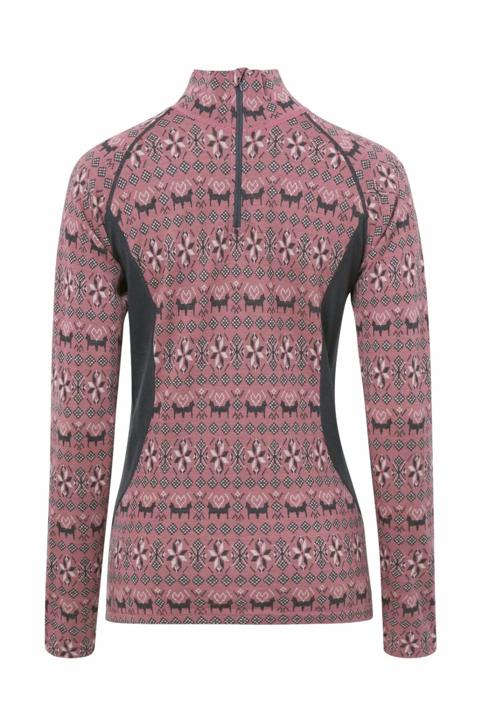 New Langærmet undertrøje Merino Dalecarlian Top Polo III W Dame Skiundertøj|Skiundertøj