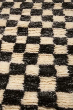 Sale Uldtæppe Berber Chess 84x209 cm Uldtæpper