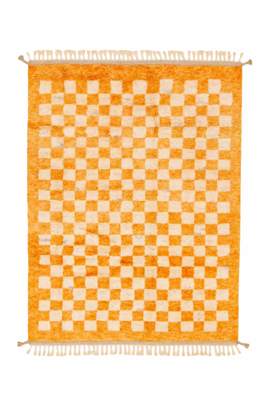 Clearance Uldtæppe Berber Chess 178x238 cm Uldtæpper