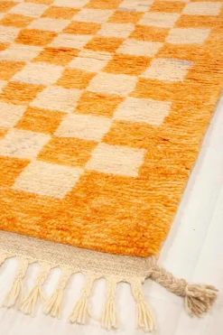 Clearance Uldtæppe Berber Chess 178x238 cm Uldtæpper