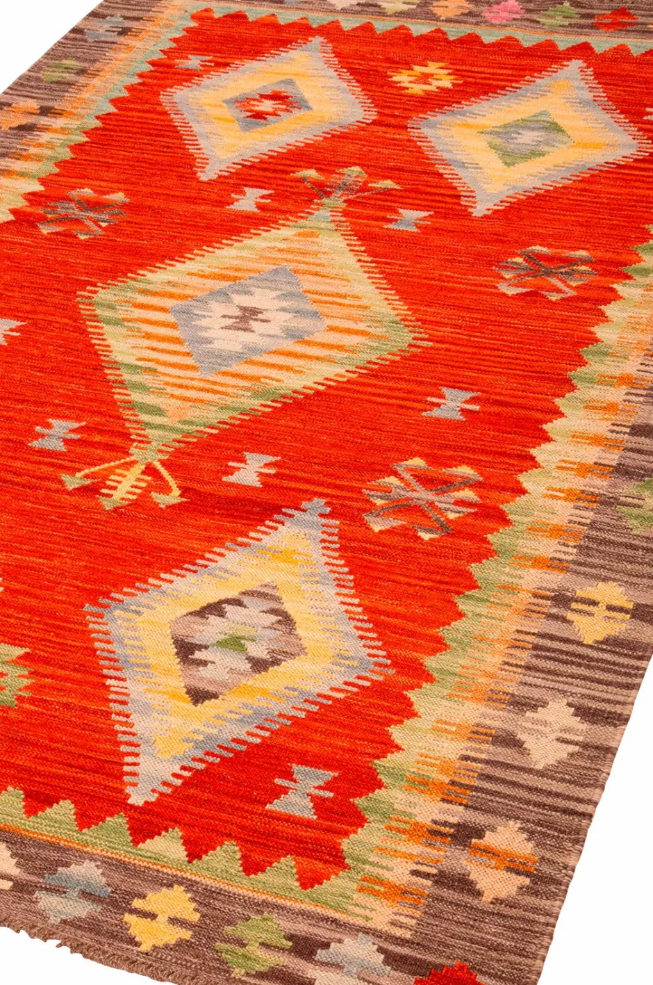 Sale Uldtæppe Kelim 173x250 cm Uldtæpper|Fladvævede Tæpper