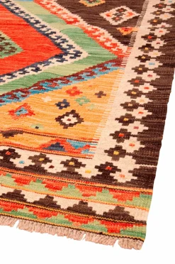 Clearance Uldtæppe Kelim 200x291 cm Uldtæpper|Fladvævede Tæpper