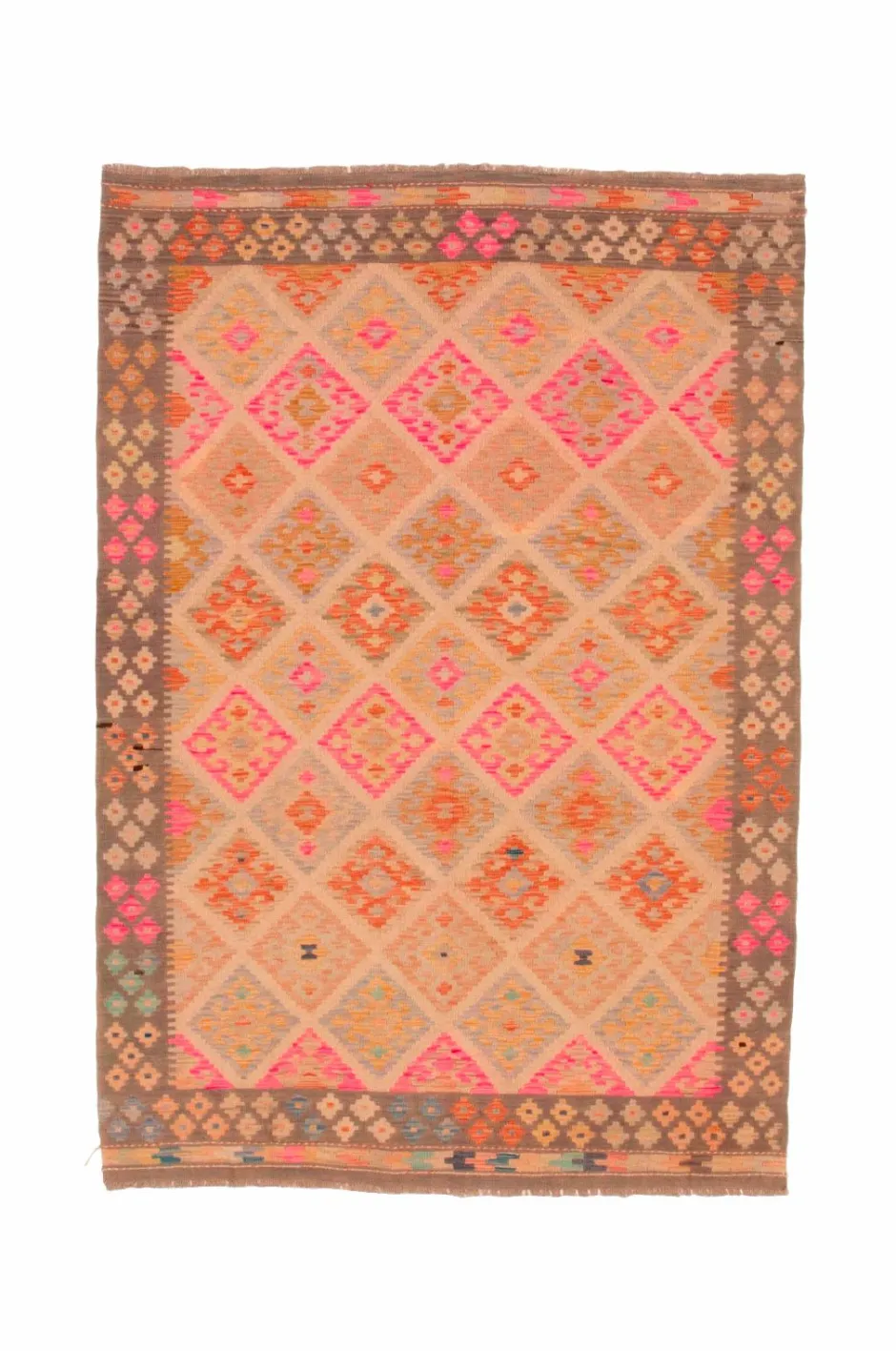 Bargi Uldtæppe Kelim 175x253 cm^ Uldtæpper|Fladvævede Tæpper