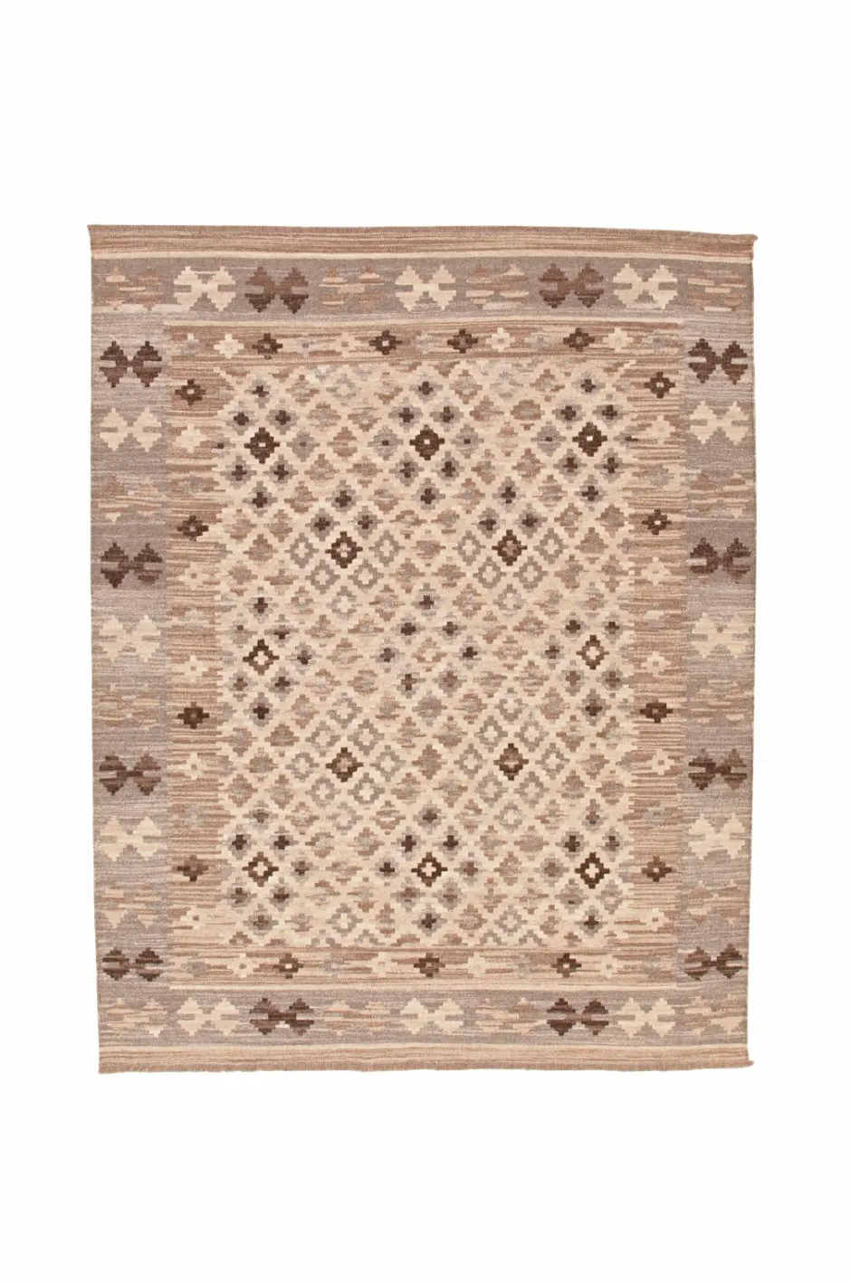 Outlet Uldtæppe Kilim Raw 175x228 cm Uldtæpper