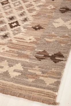 Outlet Uldtæppe Kilim Raw 175x228 cm Uldtæpper