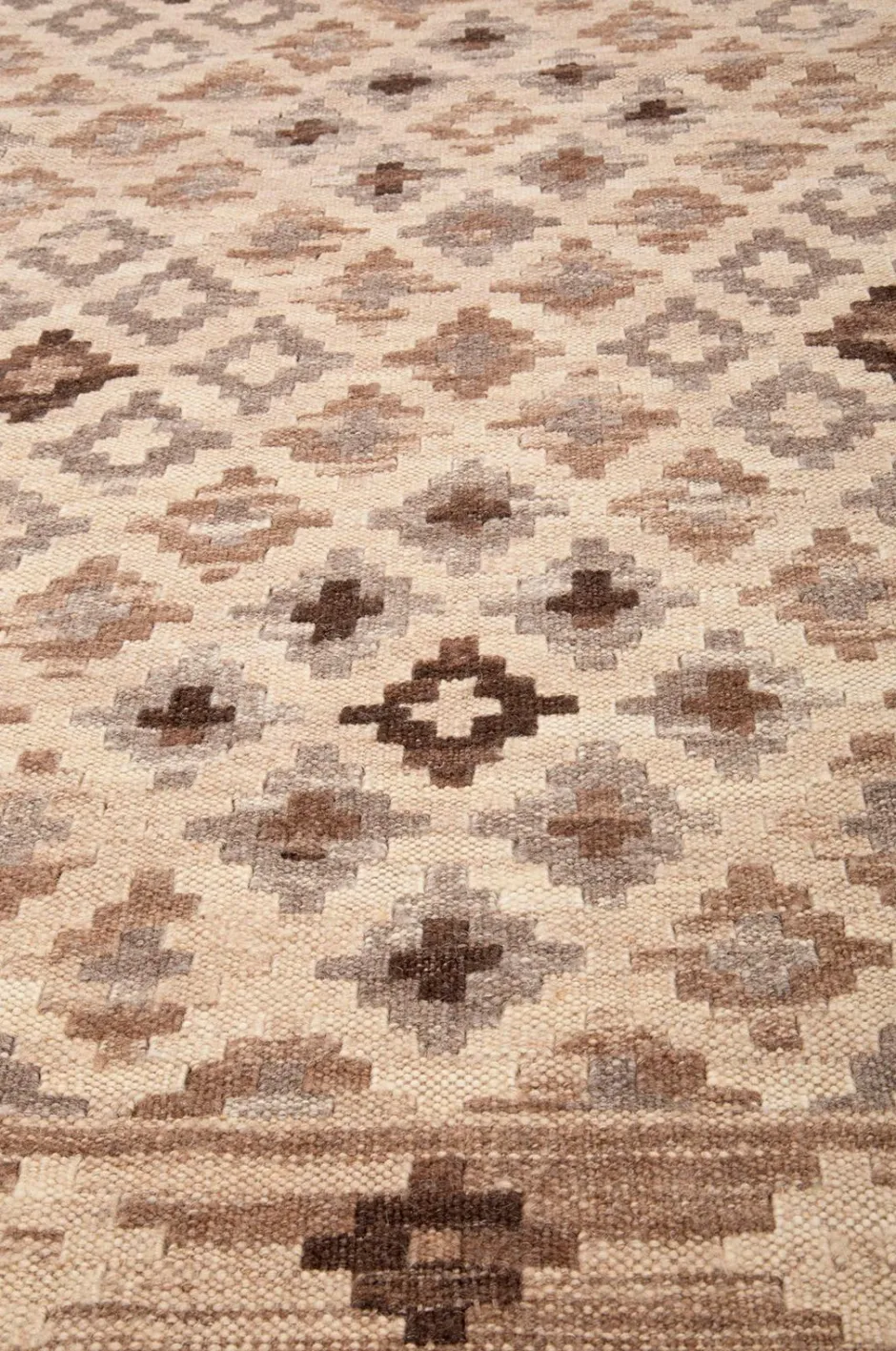 Outlet Uldtæppe Kilim Raw 175x228 cm Uldtæpper