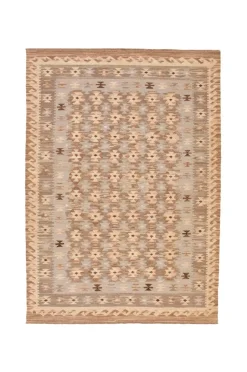 Best Uldtæppe Kilim Raw 205x291 cm Uldtæpper