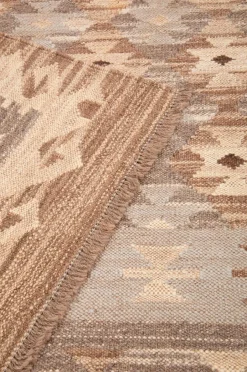 Best Uldtæppe Kilim Raw 205x291 cm Uldtæpper