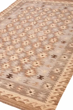 Best Uldtæppe Kilim Raw 205x291 cm Uldtæpper