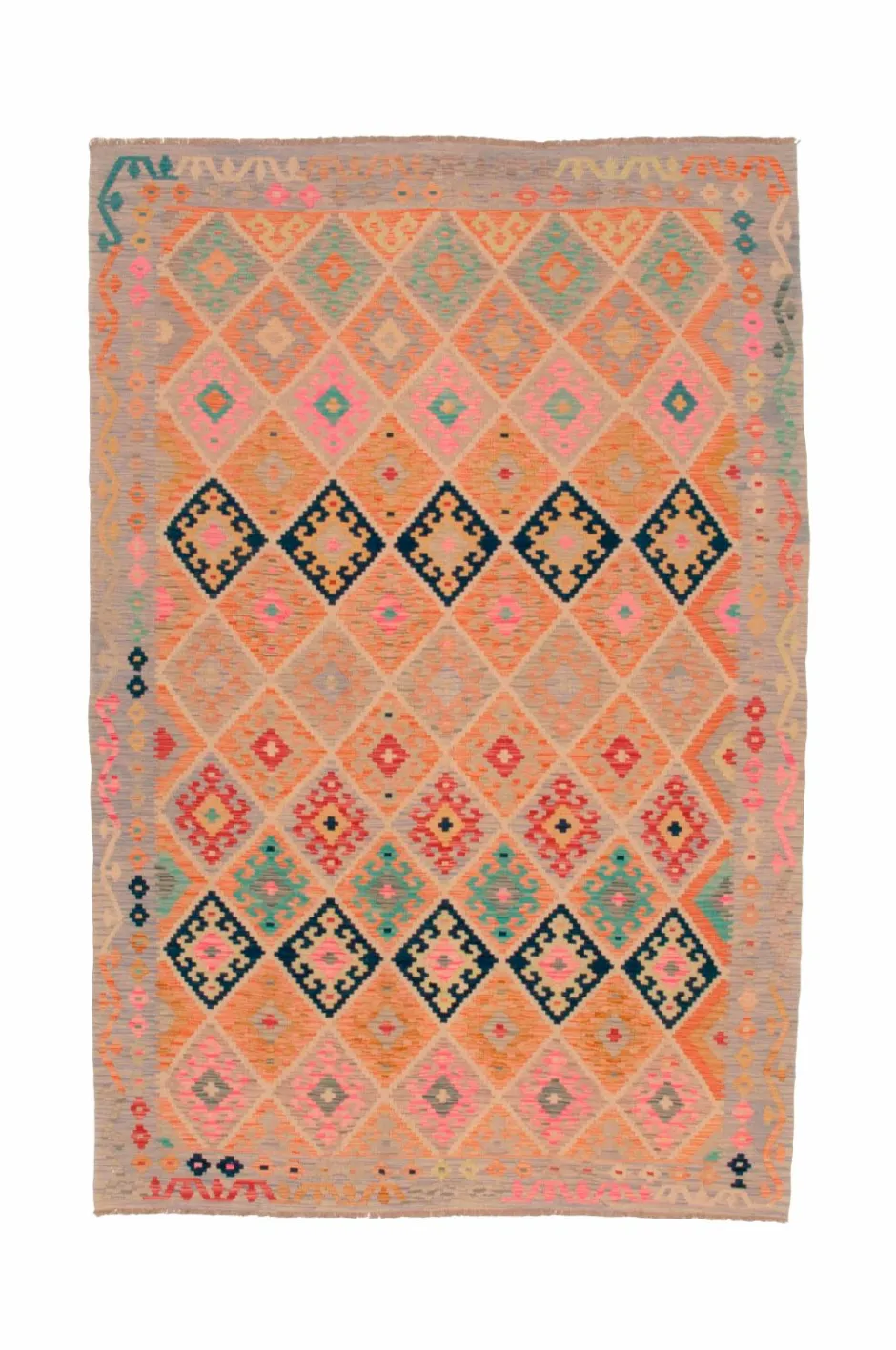 Hot Woolcarpet Kilim 212x316 cm Uldtæpper|Fladvævede Tæpper