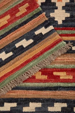 Sale Woolcarpet Kilim Multi 205x300 cm Uldtæpper|Fladvævede Tæpper