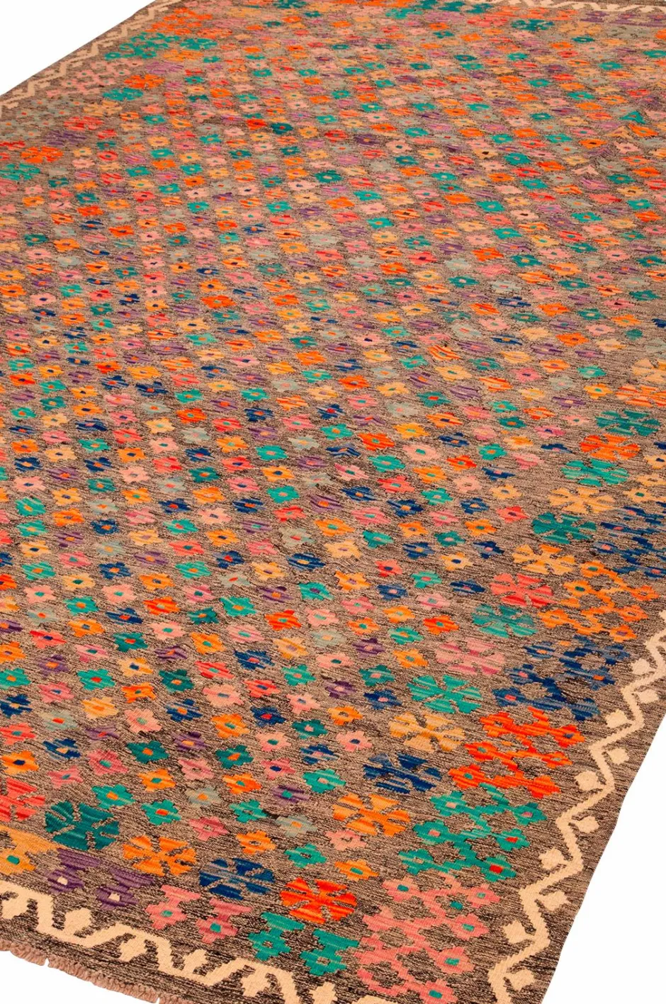 Bargi Woolcarpet Kilim 247x340 cm^ Uldtæpper|Fladvævede Tæpper