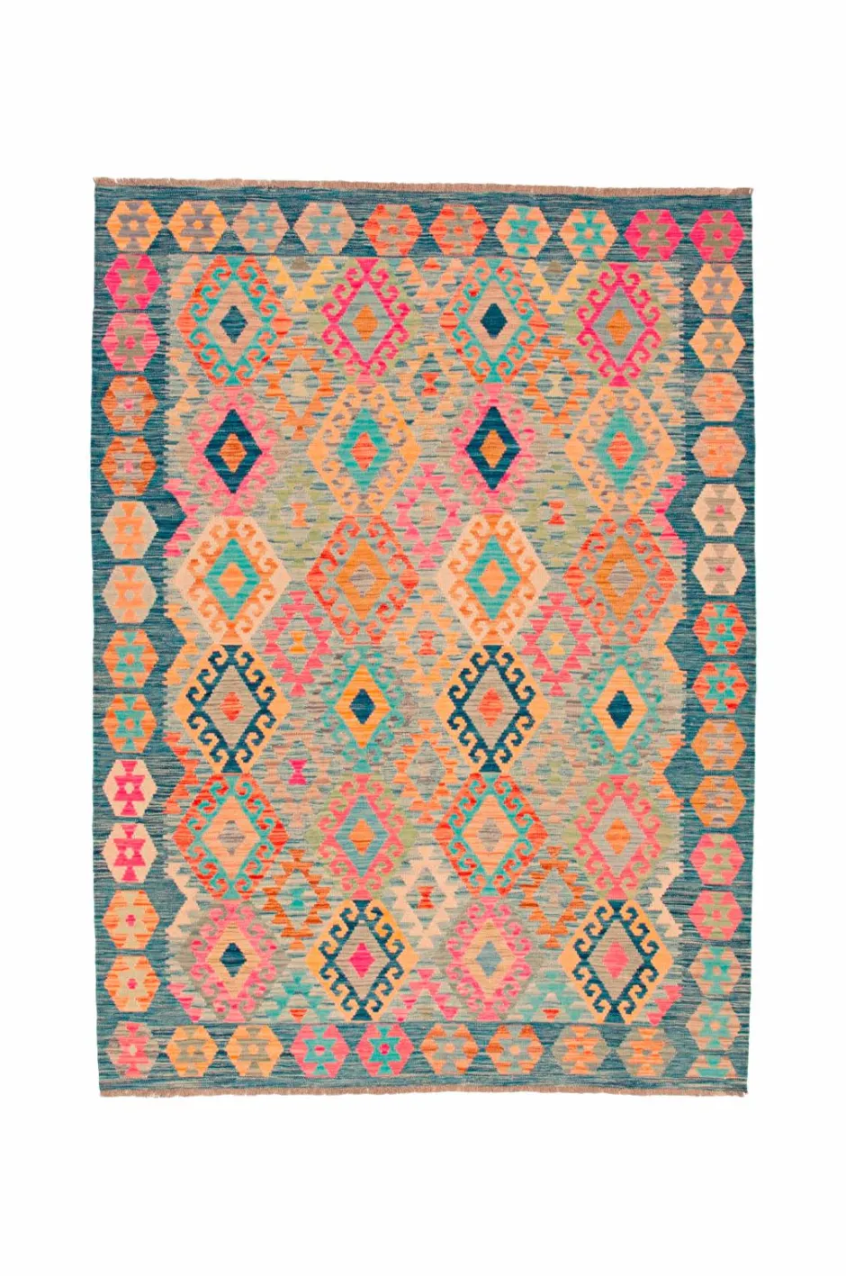 Bargi Woolcarpet Kilim 181x246 cm^ Uldtæpper|Fladvævede Tæpper