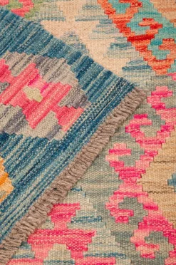 Bargi Woolcarpet Kilim 181x246 cm^ Uldtæpper|Fladvævede Tæpper