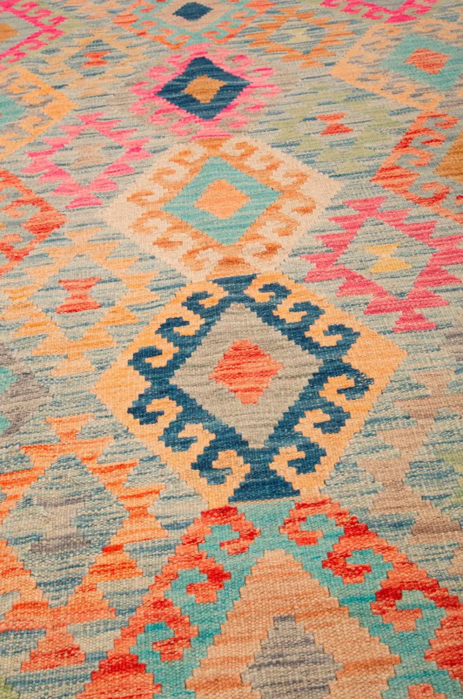 Bargi Woolcarpet Kilim 181x246 cm^ Uldtæpper|Fladvævede Tæpper