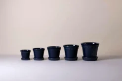 Online Krukke med underskål Københavner GLAZED, diameter 21 cm Potteskjulere