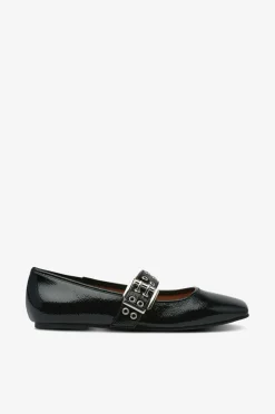 Clearance Ballerinasko Biarose Karré Mary Jane Flat Faux Leather Dame Ballerinasko
