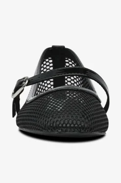 Bianco Ballerinasko biaLilja Mary Jane Mesh^Dame Ballerinasko