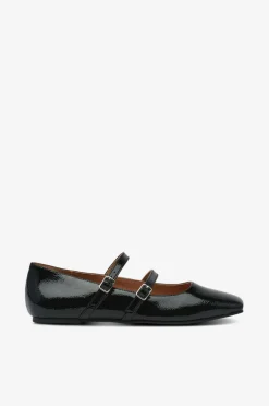 Online Ballerinasko Biarose Karré Double Mary Jane Flat Faux Leather Dame Ballerinasko