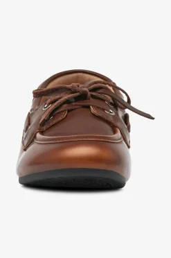Bianco Loafers Biamarlene Boat Shoe Leather^Dame Loafers