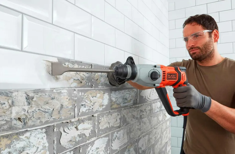 Black & Decker Borehammer i kitbox 800W SDS-Plus^ Værktøj & Have