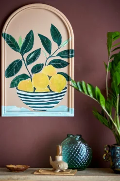 Bloomingville Limone Illustration m/ramme^ Posters & Billeder