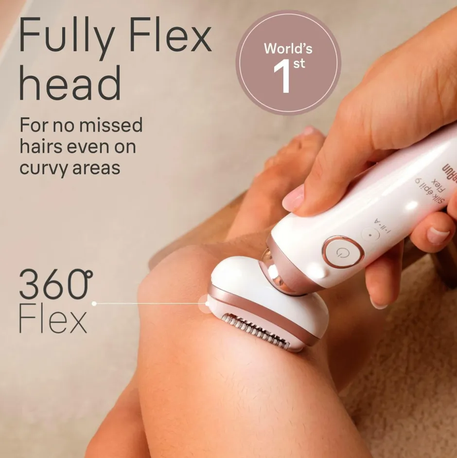 Braun Epilator Silk-épil 9 Flex 3D SES9-030^ Hårfjerning