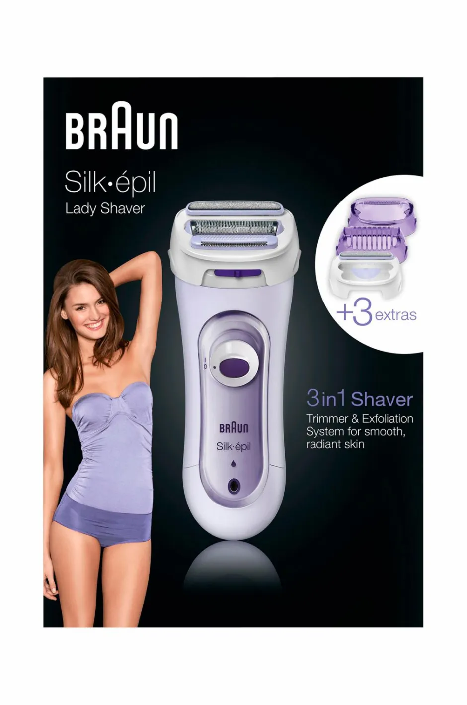 Discount Ladyshave LS5560 Violet Hårfjerning