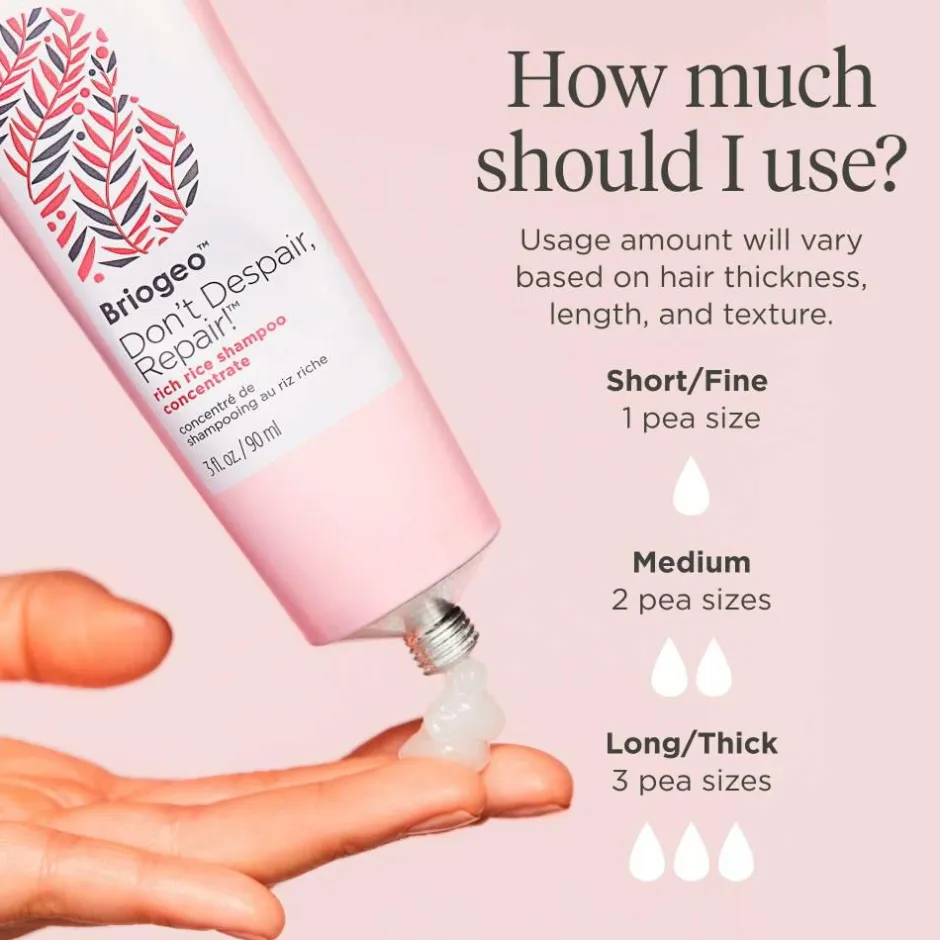 Briogeo DON'T Despair, REPAIR!™ Rich Rice Shampoo Concentrate 90Ml^ Hår|Hår