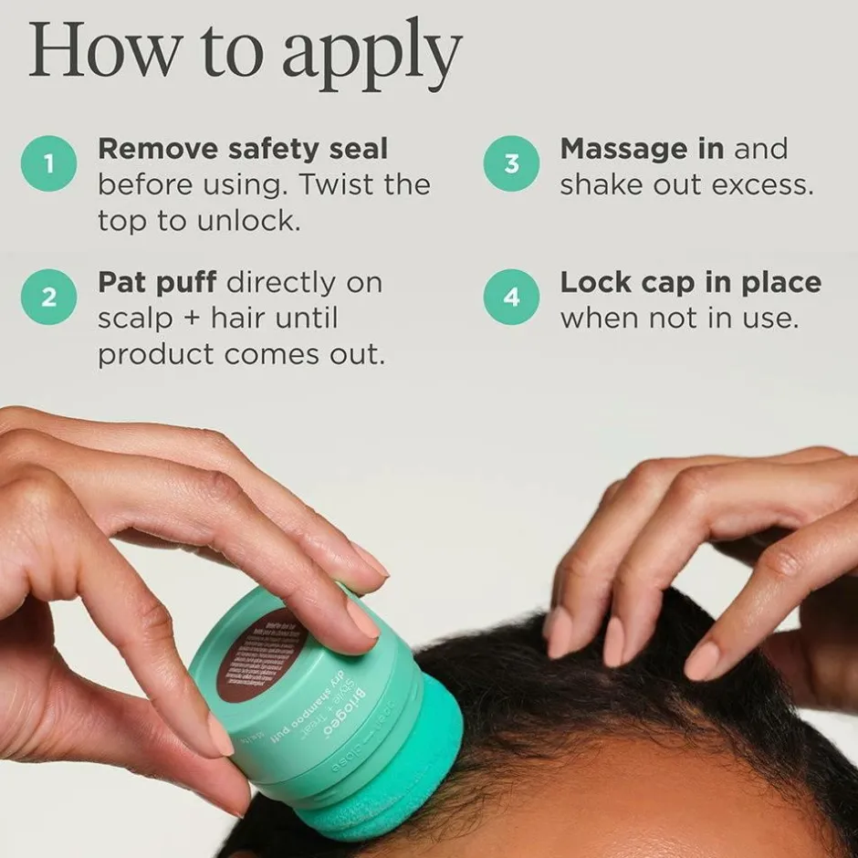 Briogeo Style + TREAT™ Dry Shampoo Puff 15G^ Styling