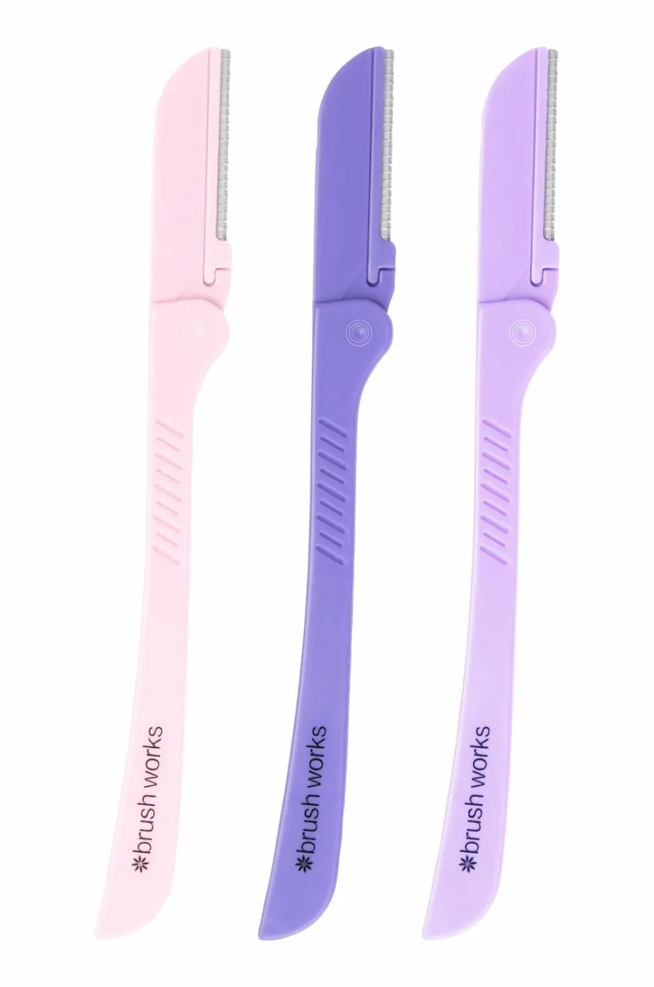 Brushworks Precision Eyebrow Razor 3-pak^ Makeup-Tilbehør