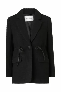 Habitjakke Elodie Drawstring Boucle Blazer Dame Blazere & Veste