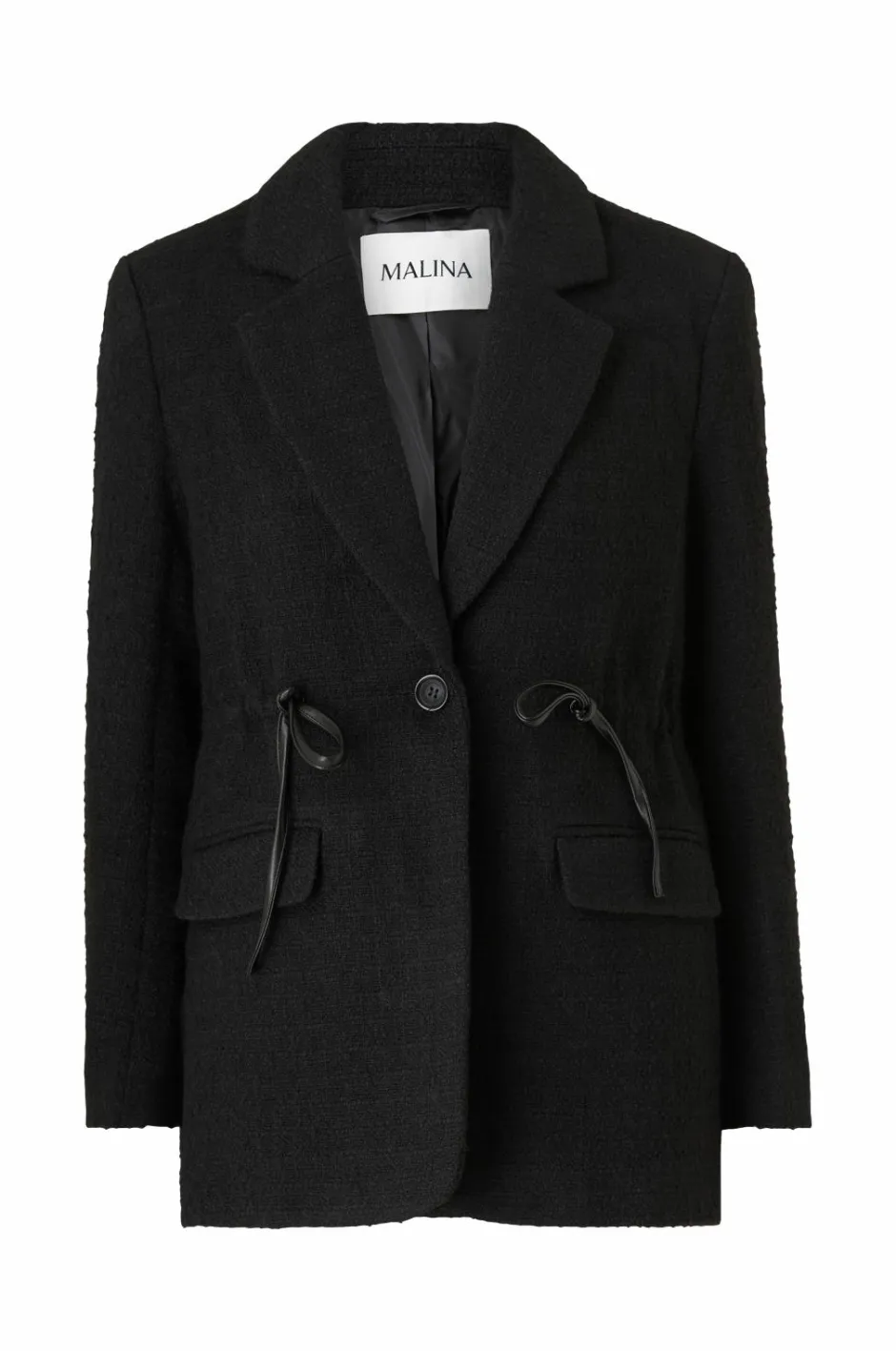 Habitjakke Elodie Drawstring Boucle Blazer Dame Blazere & Veste