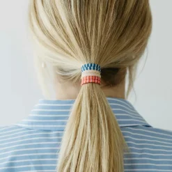 ByBarb Hair Tie Multifarvet, striber^Dame Håraccessories