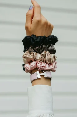 Hot Large Silk Hair Tie Dame Håraccessories